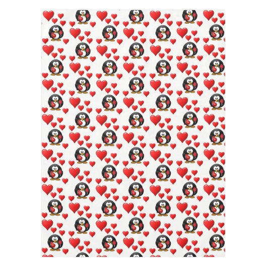 バレンタインデータブレクロス テーブルクロス (正面)