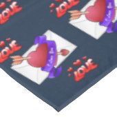 バレンタインデータブレクロス テーブルクロス (アングル)