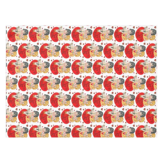 バレンタインデータブレクロス テーブルクロス (正面(横))