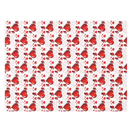 バレンタインデータブレクロス テーブルクロス (正面(横))