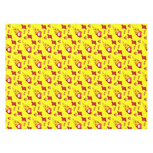 バレンタインデータブレクロス テーブルクロス (正面(横))