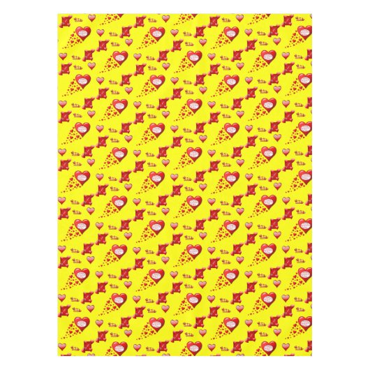 バレンタインデータブレクロス テーブルクロス (正面)