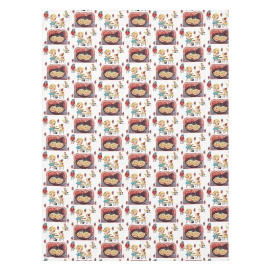 バレンタインデータブレクロス テーブルクロス (正面)