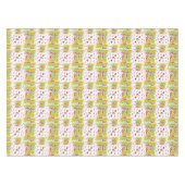 バレンタインデータブレクロテディベア テーブルクロス (正面(横))