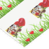 バレンタインデータブレクロフクロウ テーブルクロス (アングル)