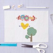 バレンタインデーティッシュペーパーベミーン 薄葉紙 (クラフト)