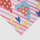 バレンタインデーティッシュペーパーラブハート 薄葉紙 (詳細)