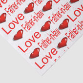 バレンタインデーティッシュペーパーラブファーザー 薄葉紙 (詳細)