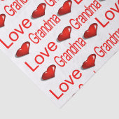 バレンタインデーティッシュペーパーラブマママ祖母 薄葉紙 (詳細)