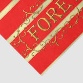 バレンタインデーティッシュペーパー金ゴールドフォーエバーハート 薄葉紙 (詳細)