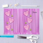 バレンタインデーティッシュペーパー 薄葉紙 (クラフト)