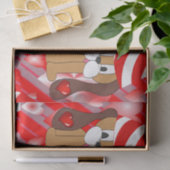 バレンタインデーティッシュペーパー 薄葉紙 (ギフト)