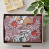 バレンタインデーティッシュペーパー 薄葉紙 (ギフト)