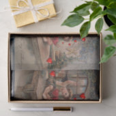 バレンタインデーティッシュペーパー 薄葉紙 (ギフト)