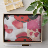 バレンタインデーティッシュペーパー 薄葉紙 (ギフト)