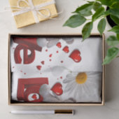 バレンタインデーティッシュペーパー 薄葉紙 (ギフト)