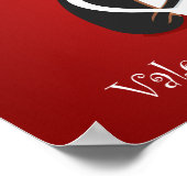 バレンタインデーテーマデザインポスター ポスター (角)