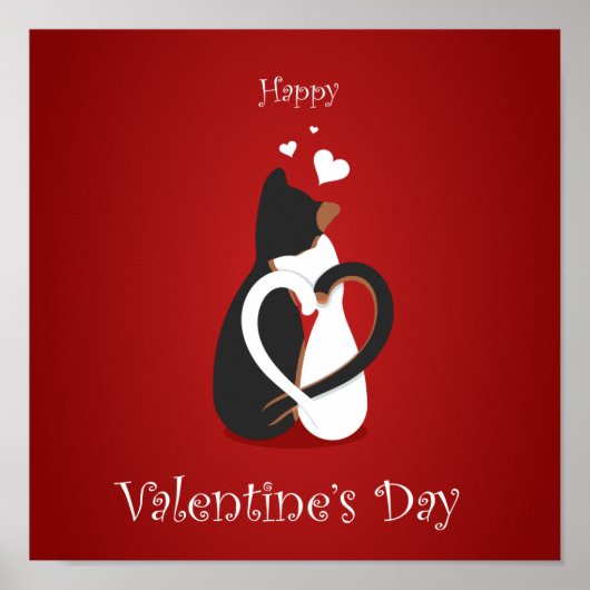 バレンタインデーテーマデザインポスター ポスター (正面)