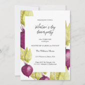 バレンタインデーディナーパーティーウォーターカラーベットロット シーズンカード (正面)