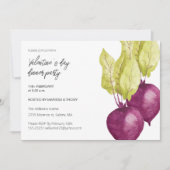 バレンタインデーディナーパーティーウォーターカラーベットロット シーズンカード (正面)