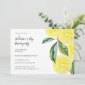 バレンタインデーディナーレモンパーティー水彩 シーズンカード (スタンド正面)