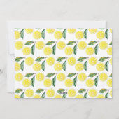 バレンタインデーディナーレモンパーティー水彩 シーズンカード (裏面)