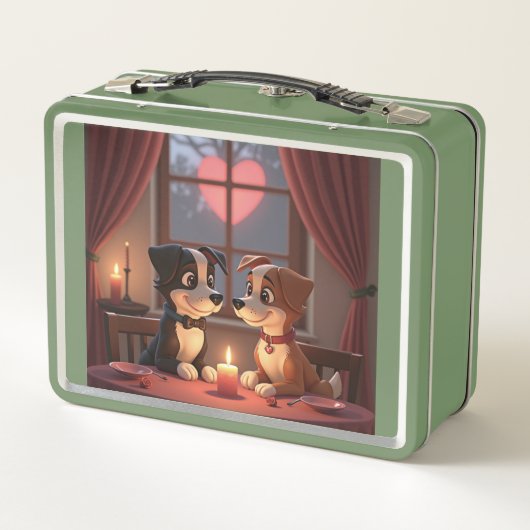 バレンタインデーディナー4 2メタルランチボックス メタルランチボックス (裏面)