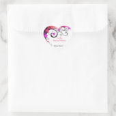 バレンタインデーデザインハートシール,光沢 ハートシール (バッグ)