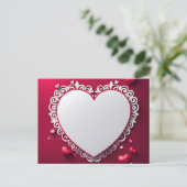 バレンタインデーデザイン ポストカード (スタンド正面)