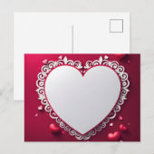 バレンタインデーデザイン ポストカード (正面/裏面)