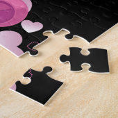 バレンタインデートテディベア ジグソーパズル (側面)