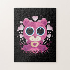 バレンタインデートテディベア ジグソーパズル