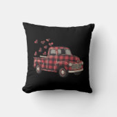 バレンタインデートラックおもしろいバッファロープリッドヒョウ クッション (正面)