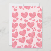 バレンタインデートラック |ベビーシャワーでドライブ 招待状 (裏面)