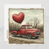 バレンタインデートラック：心のこもった遠征 シーズンカード (正面/裏面)