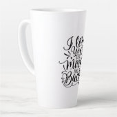 バレンタインデート愛する月 カフェラテマグ (左アングル)