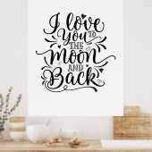 バレンタインデート愛する月 ポスター (キッチン)