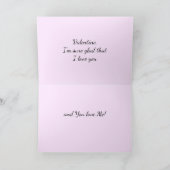 バレンタインデート カード (内部)