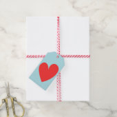 バレンタインデーハートありがとう ギフトタグ (より糸付き)