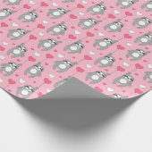 バレンタインデーハートかわいい ラッピングペーパー (角)