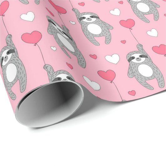 バレンタインデーハートかわいい ラッピングペーパー (ロールコーナー)
