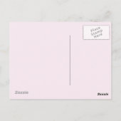 バレンタインデーハートと猫 ポストカード (裏面)