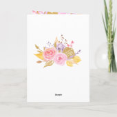 バレンタインデーハートと花バイブル・バース シーズンカード (裏面)