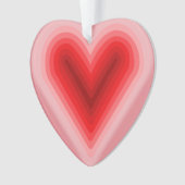 バレンタインデーハートオーナメント装飾 オーナメント (正面)