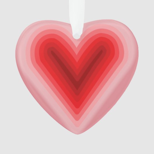 バレンタインデーハートオーナメント装飾 オーナメント (正面)