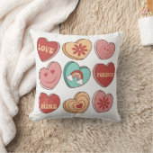 バレンタインデーハートキャンディー クッション (ブランケット)