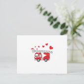 バレンタインデーハートギフトキッズ シーズンポストカード (スタンド正面)