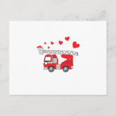 バレンタインデーハートギフトキッズ シーズンポストカード (正面)