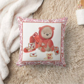 バレンタインデーハートクッキーかわいい クッション (ブランケット)