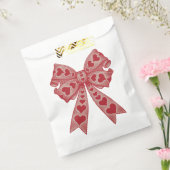 バレンタインデーハートコケットボウレトロバレンタイン フェイバーバッグ (封をした状態)